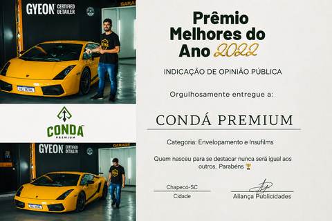 Prêmio Melhores do Ano 2022 - Condá Premium