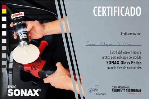 Certificado Sonax Glass Polish - Condá Premium