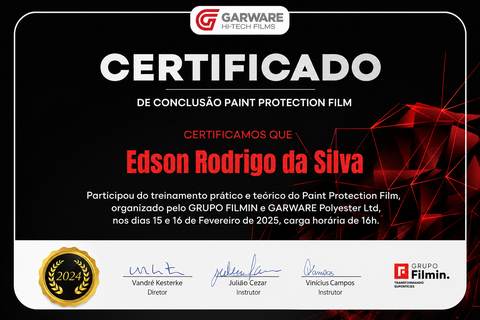Certificado Garware PPF - Condá Premium